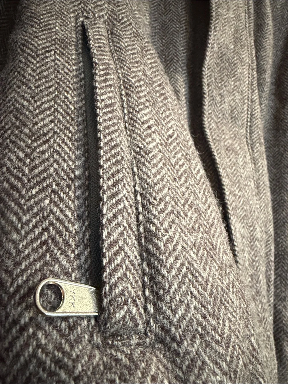 Vintage 1980s The North Face Made USA Wool Herringbone Jacket